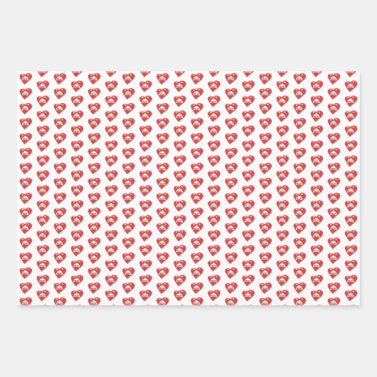 Team Viking Uff overleden. Inpakpapier Vel (Voorkant 2)