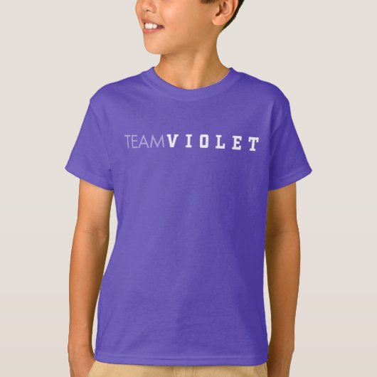 Team Violet T-shirt (Voorkant)