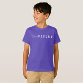 Team Violet T-shirt (Voorkant volledig)