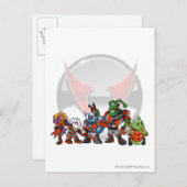 Team Virtupets Space Station Groep Briefkaart (Voorkant / Achterkant)