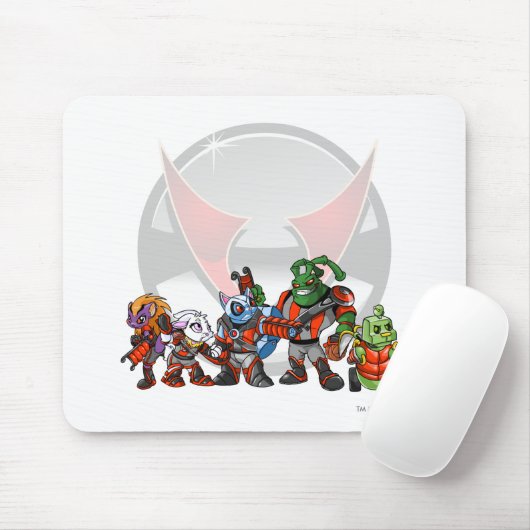 Team Virtupets Space Station Groep Muismat (Met muis)