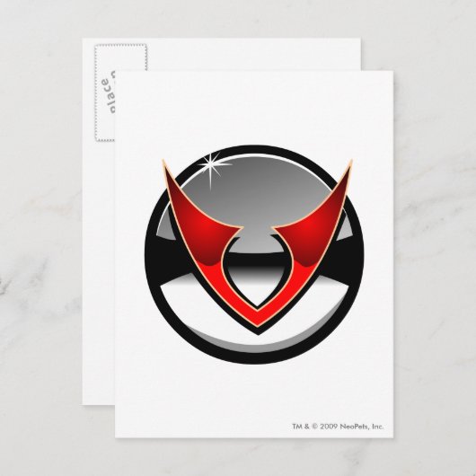 Team Virtupets Space Station Logo Briefkaart (Voorkant / Achterkant)