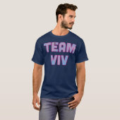Team Viv grappig T-shirt (Voorkant volledig)