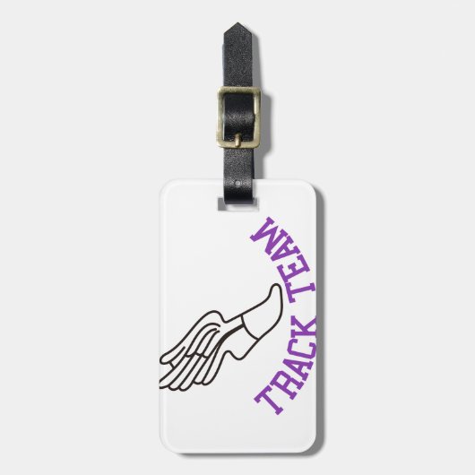 Team volgen bagagelabel (Voorkant verticaal)