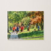 Team volgen legpuzzel (Horizontaal)