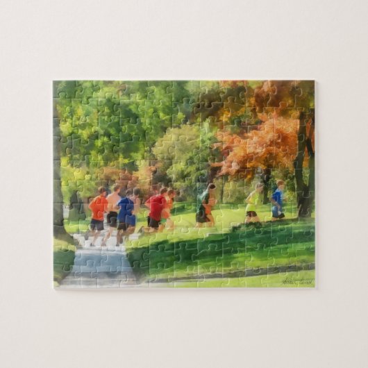 Team volgen legpuzzel (Horizontaal)