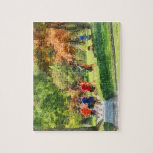 Team volgen legpuzzel (Verticaal)