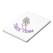 Team volgen notitieblok (Linkerzijde)