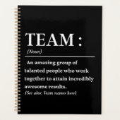 Team voor het definiëren van beste team ooit planner (Voorkant)