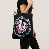 Team voor moeder dochter tote bag (Dichtbij)