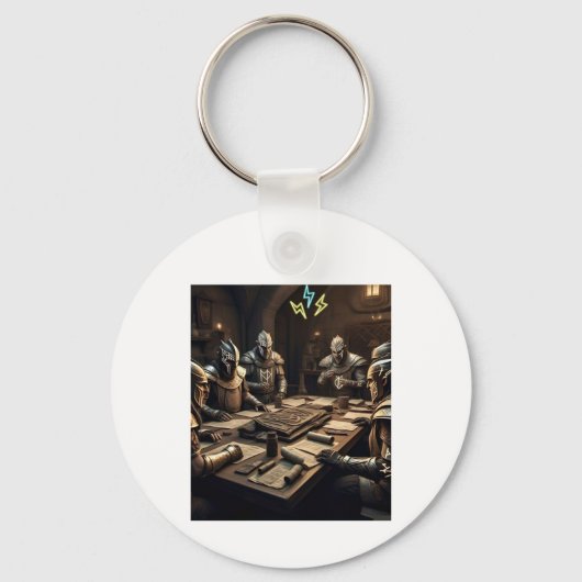 Team voor succes Sticker Sleutelhanger (Voorkant)