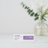 Team voor training mini visitekaartje (Staand voorkant)