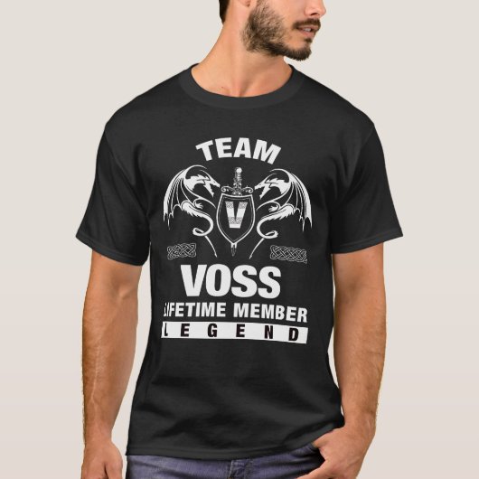 Team VOSS - Levenslang lid T-shirt (Voorkant)