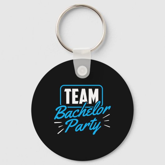 Team vrijgezellenfeest bruid bruidegom 1 sleutelhanger (Voorkant)