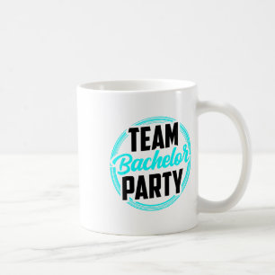 Team vrijgezellenfeest bruid bruidegom 2 koffiemok
