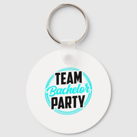 Team vrijgezellenfeest bruid bruidegom 2 sleutelhanger (Voorkant)