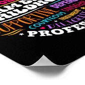 Team vroegkinderen Ece leraar terug naar school Ed Poster (Hoek)