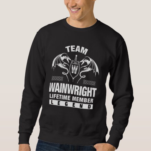 Team Wainwright-lid voor het leven Trui (Voorkant)