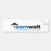 Team Walt Bumpersticker (Voorkant)