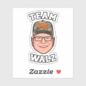 Team Walz Sticker (Vel)