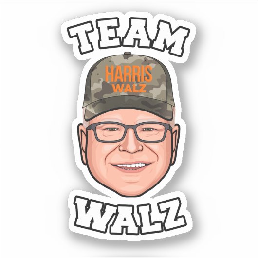 Team Walz Sticker (Voorkant)