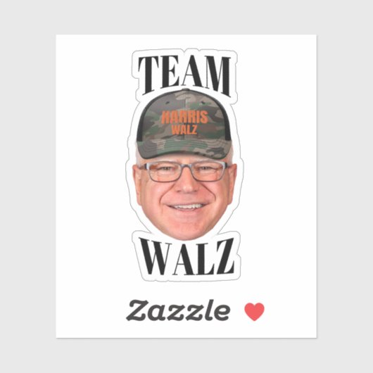Team Walz Sticker (Vel)