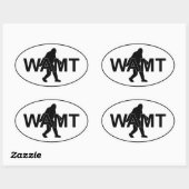 Team WAMT Squatch Logo Sticker (Vel)