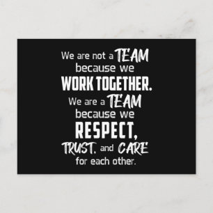 Team Werk Job Geweldige Spirit Team Speler Gift Id Briefkaart