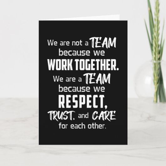 Team Werk Job Geweldige Spirit Team Speler Gift Id Kaart (Voorkant)