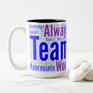 Team werk waardering Mok