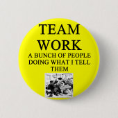TEAM-werkgrap Ronde Button 5,7 Cm (Voorkant)