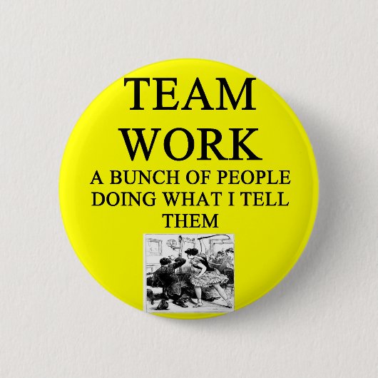 TEAM-werkgrap Ronde Button 5,7 Cm (Voorkant)