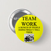 TEAM-werkgrap Ronde Button 5,7 Cm (Voorkant /achterkant)