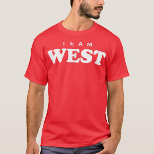 Team West Persoonlijke Achternaam Bruid Bruidegom T-shirt