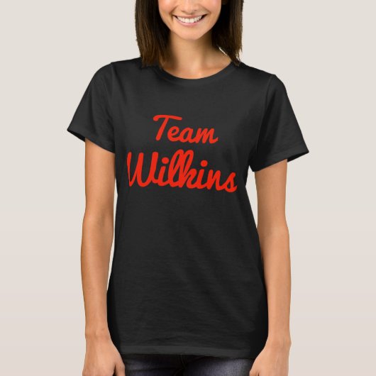 Team Wilkins T-shirt (Voorkant)