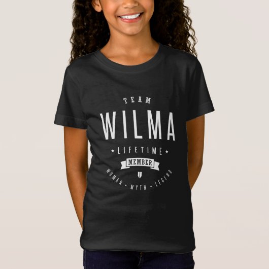 Team Wilma T-shirt (Voorkant)