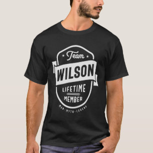 Team Wilson Levenslang Lid Grappige Naam Wilson T-shirt