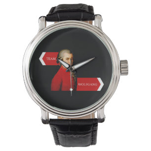 Team Wolfgang. Wolfgang Amadeus Mozart fan Horloge