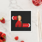 Team Wolfgang. Wolfgang Amadeus Mozart fan Servetten (Insitu)