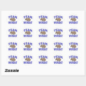 Team Wombat II Ronde Sticker (Vel)