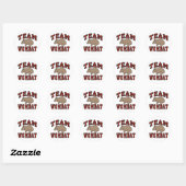 Team Wombat III Ronde Sticker (Vel)