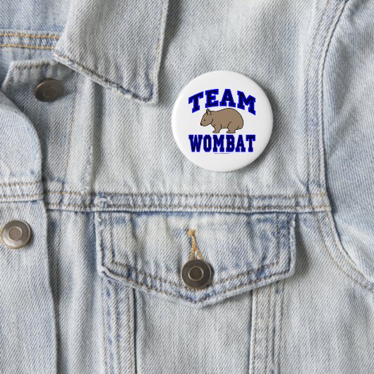 Team Wombat IV Button (In situ)