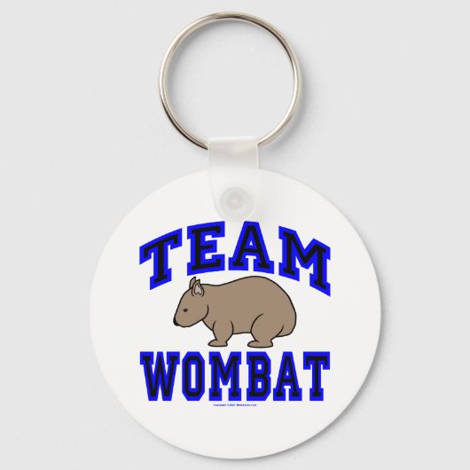 Team Wombat IV Sleutelhanger (Voorkant)