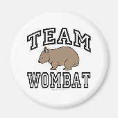 Team Wombat Magneet (Voorkant)