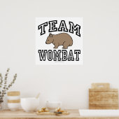 Team Wombat Poster (Keuken)