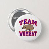 Team Wombat VI Ronde Button 5,7 Cm (Voorkant /achterkant)
