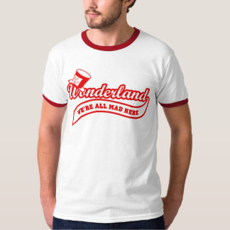 Team Wonderland: Mad Hatter (rood) T-shirt