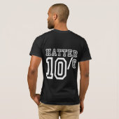 Team Wonderland:  Mad Hatter (wit) T-shirt (Achterkant volledig)