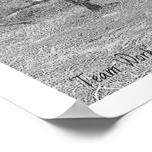 Team Work  Art Poster (Hoek)