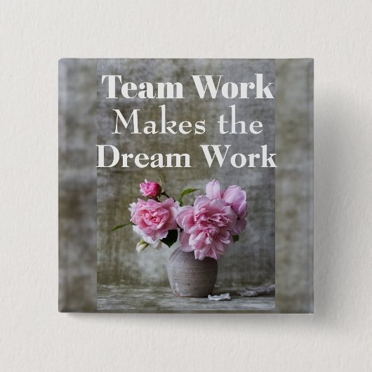 Team Work Button (Voorkant)